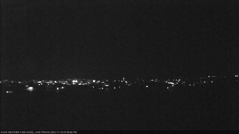 Lake Travis webcam, November 16, 2022 7:45 PM CT
