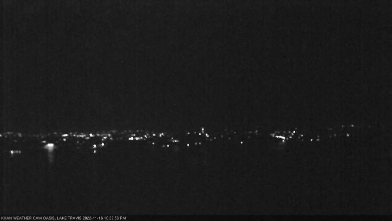 Lake Travis webcam, November 16, 2022 10:25 PM CT