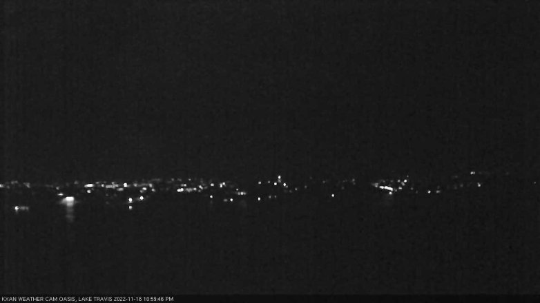 Lake Travis webcam, November 16, 2022 11:00 PM CT