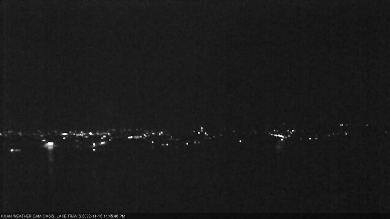 Lake Travis webcam, November 16, 2022 11:45 PM CT