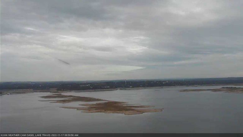 Lake Travis webcam, November 17, 2022 9:00 AM CT