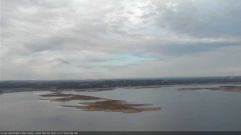 Lake Travis webcam, November 17, 2022 9:25 AM CT