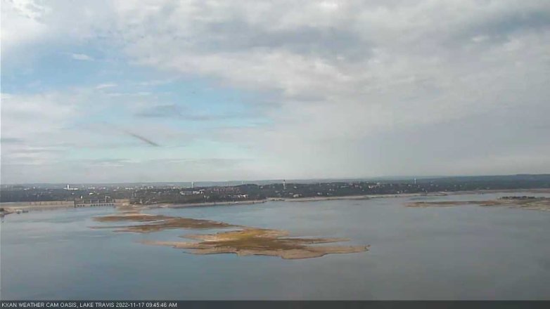 Lake Travis webcam, November 17, 2022 9:45 AM CT