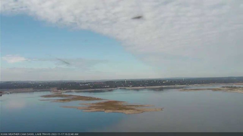 Lake Travis webcam, November 17, 2022 10:25 AM CT
