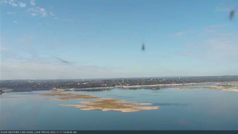 Lake Travis webcam, November 17, 2022 10:45 AM CT