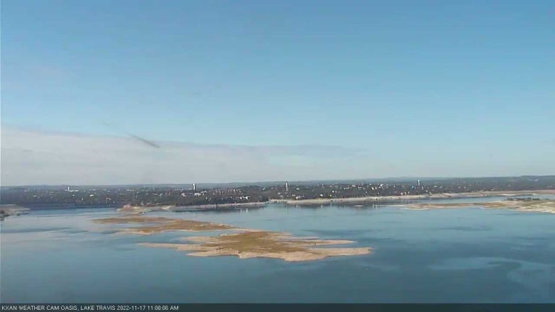 Lake Travis webcam, November 17, 2022 11:00 AM CT