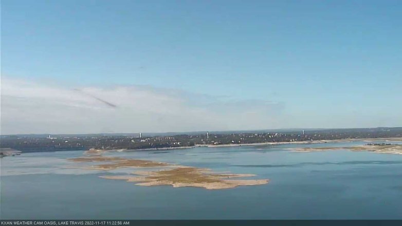 Lake Travis webcam, November 17, 2022 11:25 AM CT