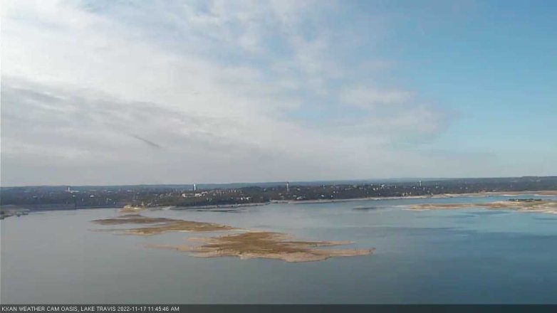 Lake Travis webcam, November 17, 2022 11:45 AM CT