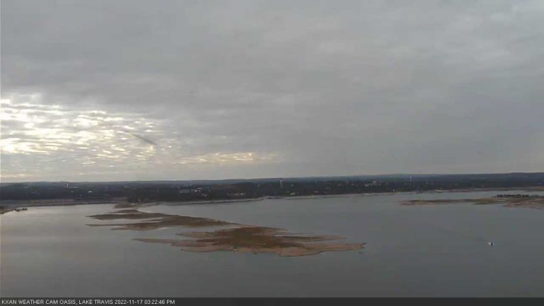 Lake Travis webcam, November 17, 2022 3:25 PM CT