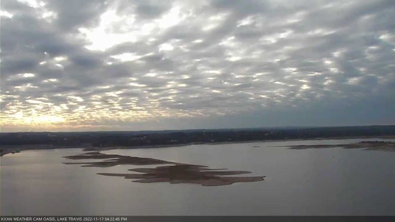 Lake Travis webcam, November 17, 2022 4:25 PM CT