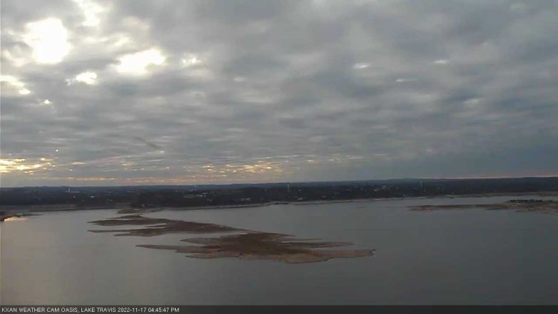 Lake Travis webcam, November 17, 2022 4:45 PM CT