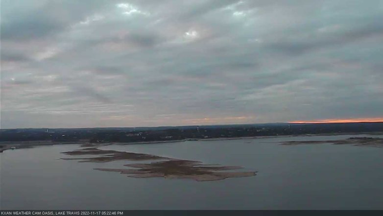 Lake Travis webcam, November 17, 2022 5:25 PM CT
