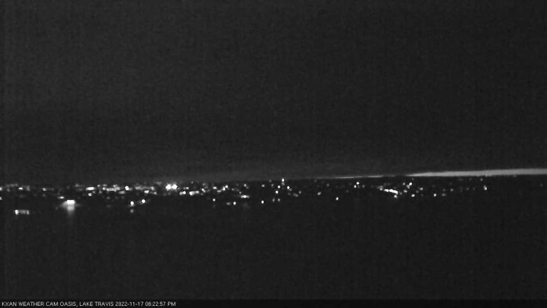Lake Travis webcam, November 17, 2022 6:25 PM CT