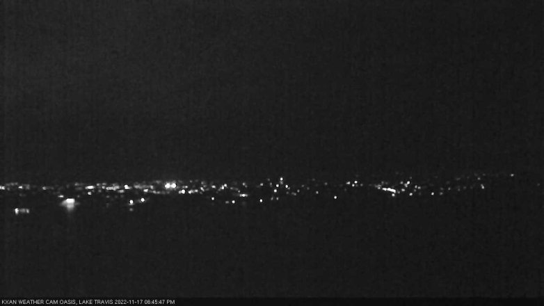 Lake Travis webcam, November 17, 2022 6:45 PM CT