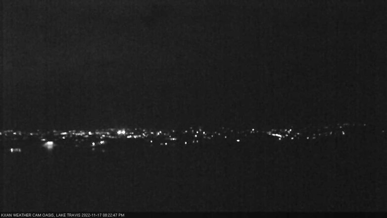 Lake Travis webcam, November 17, 2022 8:25 PM CT