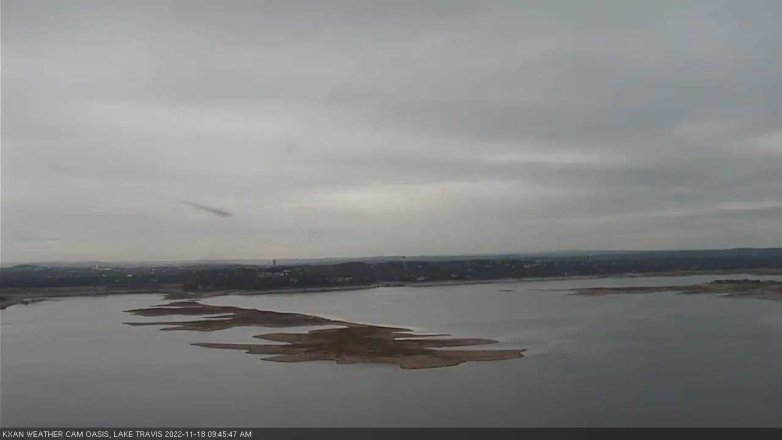 Lake Travis webcam, November 18, 2022 9:45 AM CT