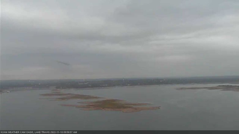 Lake Travis webcam, November 18, 2022 10:00 AM CT