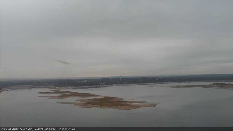 Lake Travis webcam, November 18, 2022 10:25 AM CT