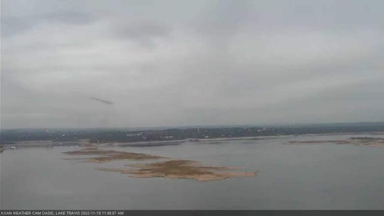 Lake Travis webcam, November 18, 2022 11:00 AM CT