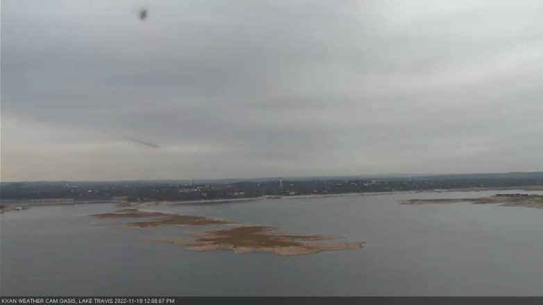Lake Travis webcam, November 18, 2022 12:00 PM CT