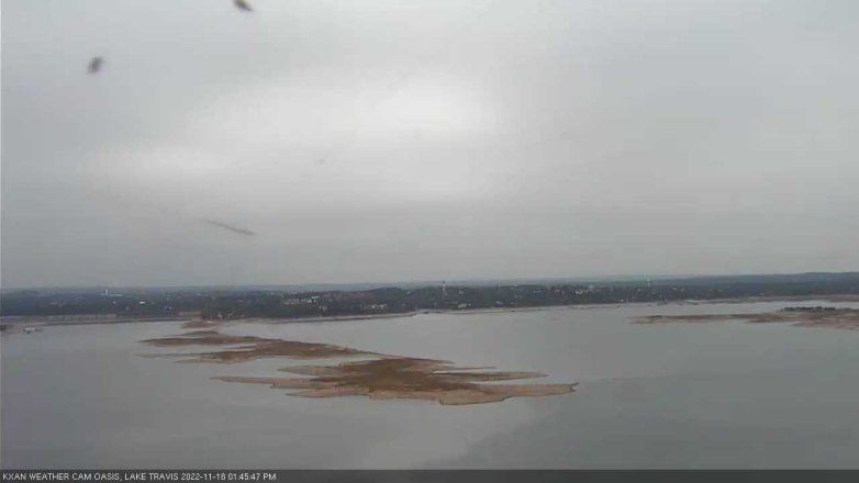 Lake Travis webcam, November 18, 2022 1:45 PM CT