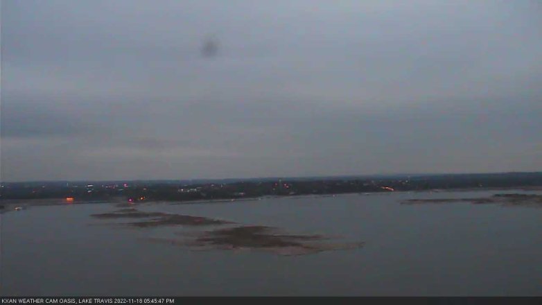 Lake Travis webcam, November 18, 2022 5:45 PM CT