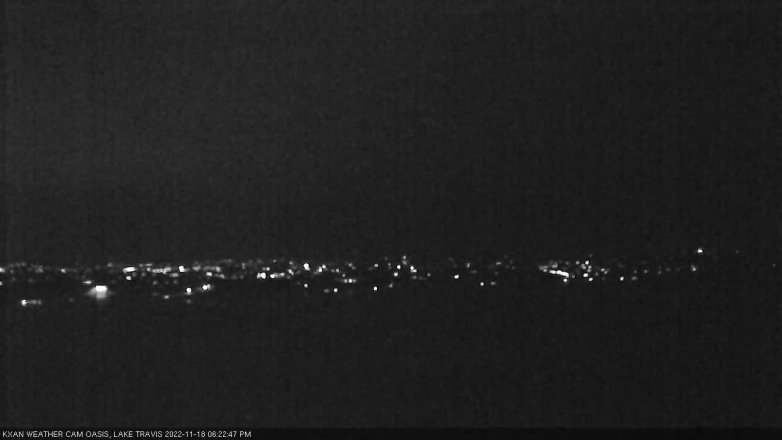 Lake Travis webcam, November 18, 2022 6:25 PM CT