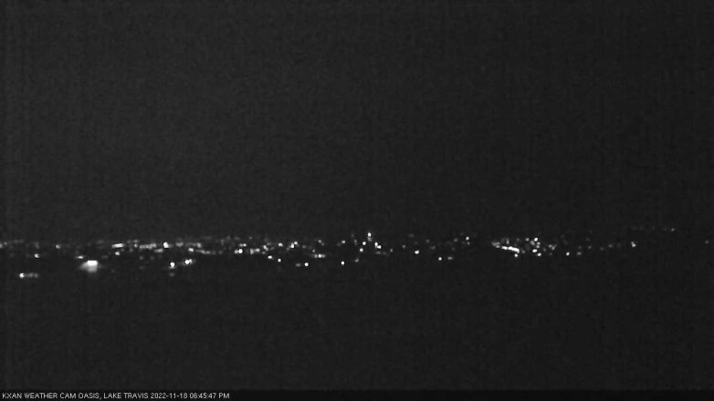 Lake Travis webcam, November 18, 2022 6:45 PM CT