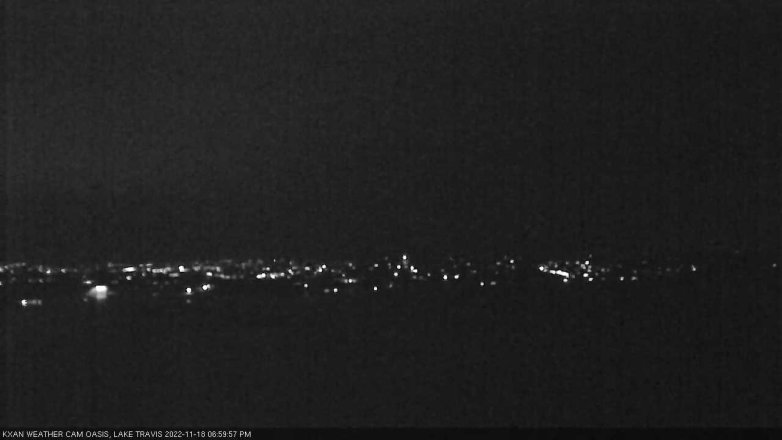 Lake Travis webcam, November 18, 2022 7:00 PM CT