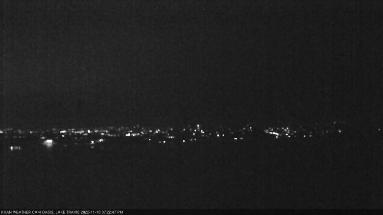 Lake Travis webcam, November 18, 2022 7:25 PM CT
