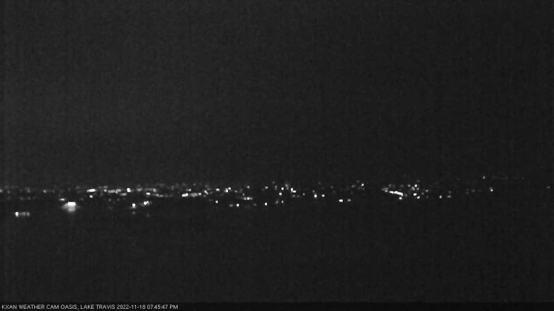 Lake Travis webcam, November 18, 2022 7:45 PM CT
