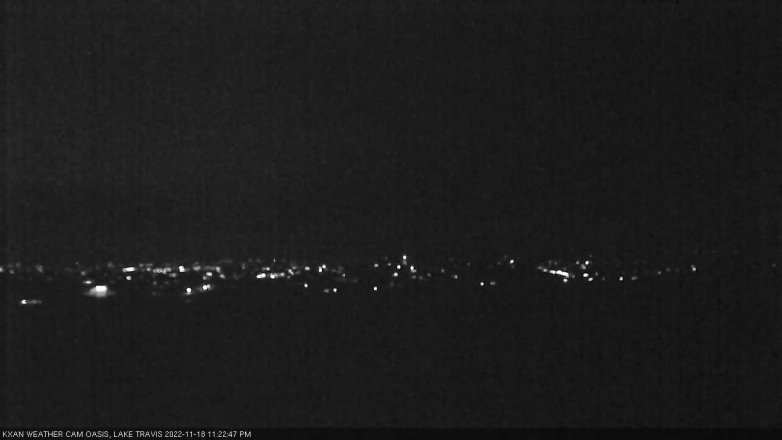 Lake Travis webcam, November 18, 2022 11:25 PM CT