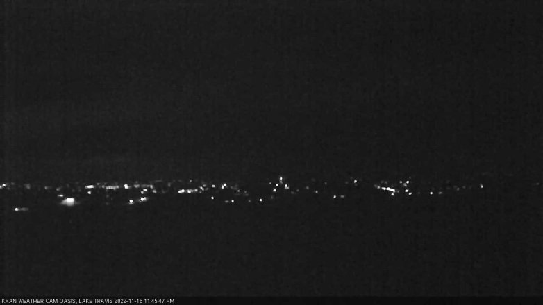 Lake Travis webcam, November 18, 2022 11:45 PM CT