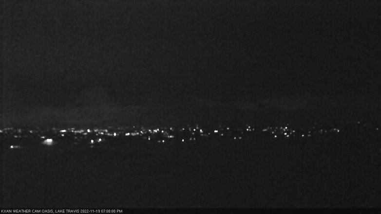 Lake Travis webcam, November 19, 2022 7:00 PM CT