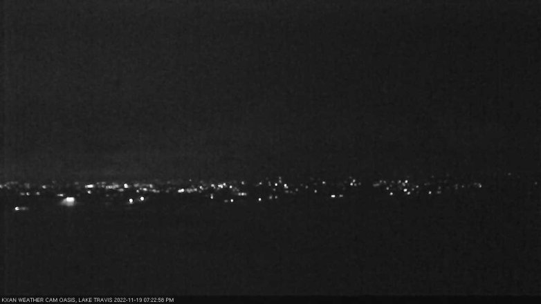 Lake Travis webcam, November 19, 2022 7:25 PM CT