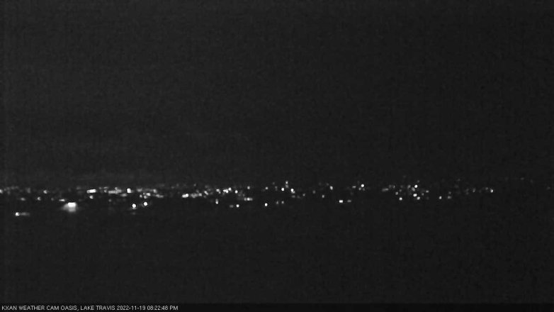 Lake Travis webcam, November 19, 2022 8:25 PM CT