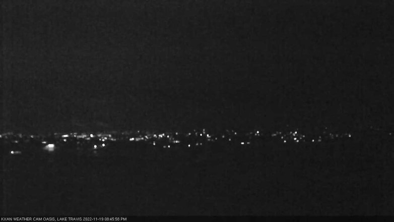 Lake Travis webcam, November 19, 2022 8:45 PM CT