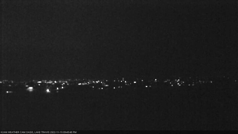 Lake Travis webcam, November 19, 2022 9:45 PM CT