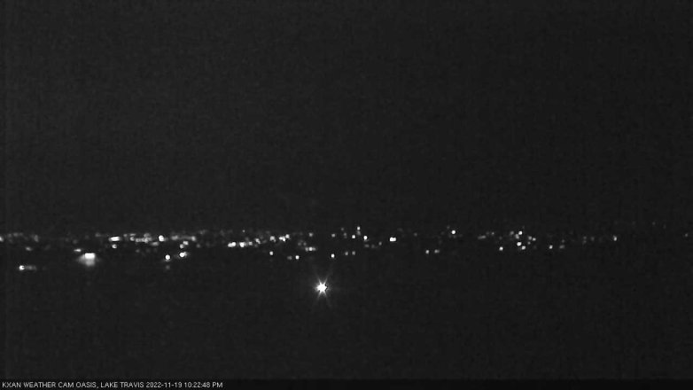 Lake Travis webcam, November 19, 2022 10:25 PM CT