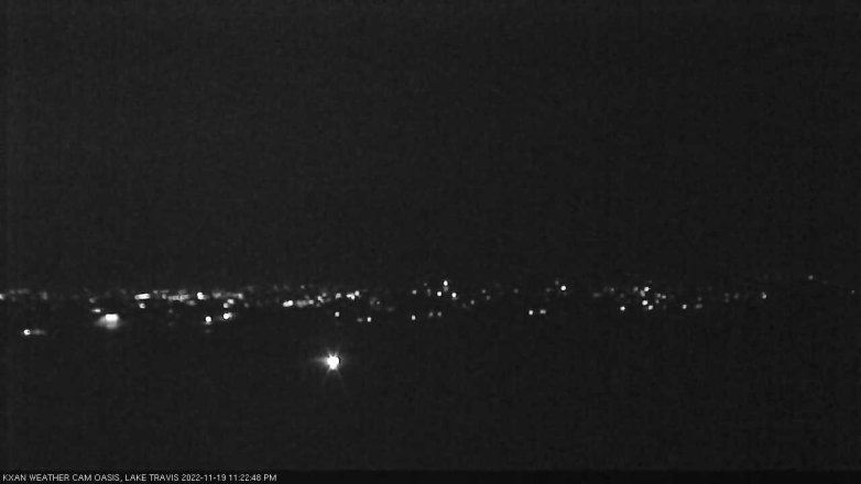 Lake Travis webcam, November 19, 2022 11:25 PM CT