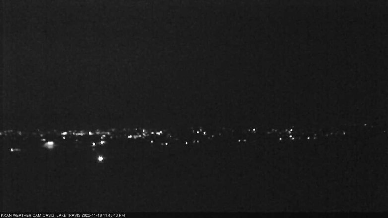 Lake Travis webcam, November 19, 2022 11:45 PM CT