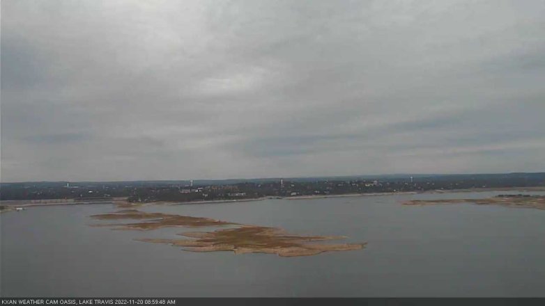 Lake Travis webcam, November 20, 2022 9:00 AM CT