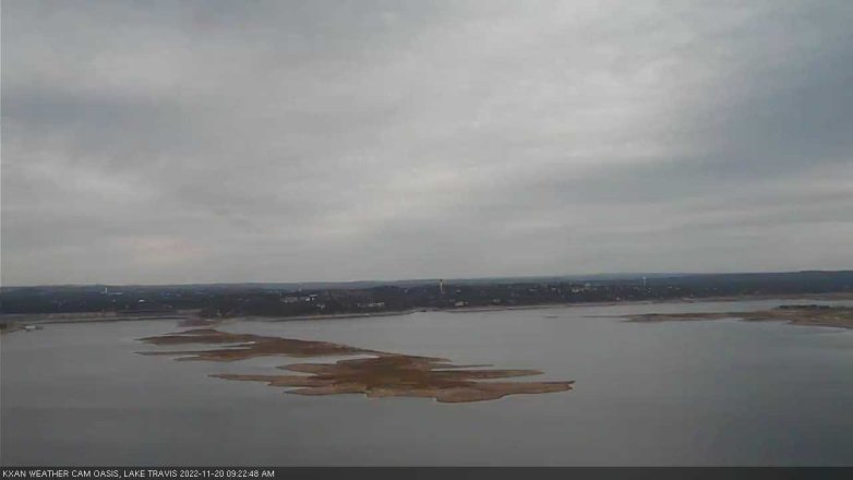 Lake Travis webcam, November 20, 2022 9:25 AM CT
