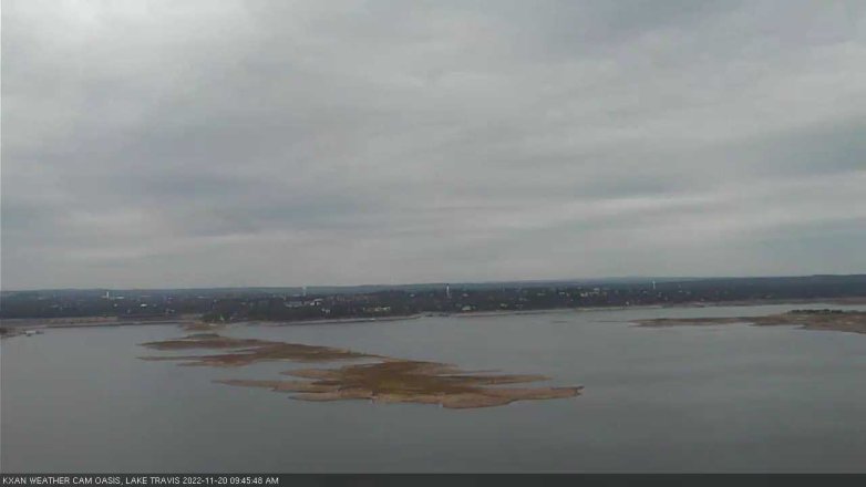 Lake Travis webcam, November 20, 2022 9:45 AM CT