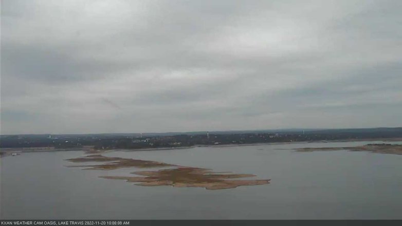 Lake Travis webcam, November 20, 2022 10:00 AM CT