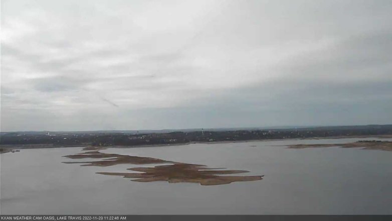 Lake Travis webcam, November 20, 2022 11:25 AM CT