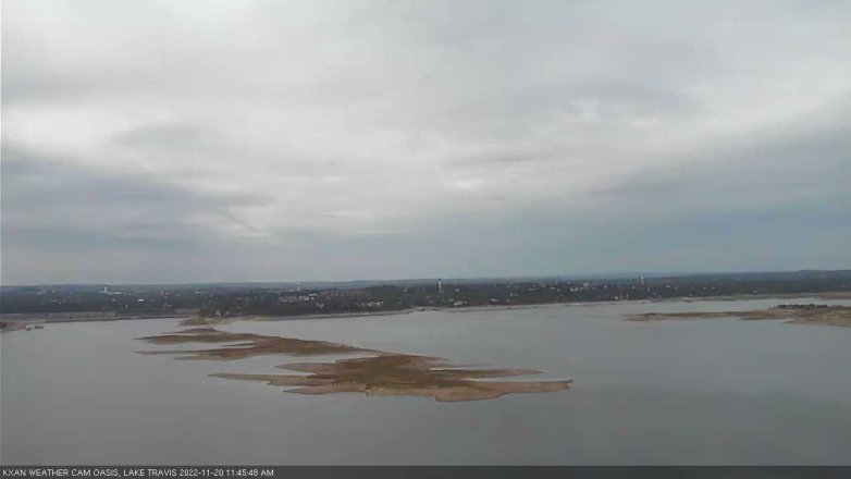 Lake Travis webcam, November 20, 2022 11:45 AM CT