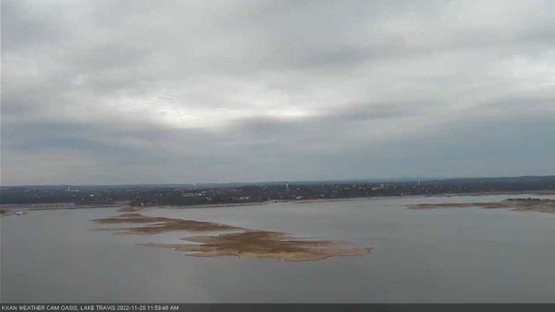 Lake Travis webcam, November 20, 2022 12:00 PM CT