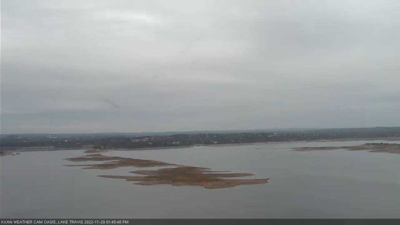 Lake Travis webcam, November 20, 2022 1:45 PM CT