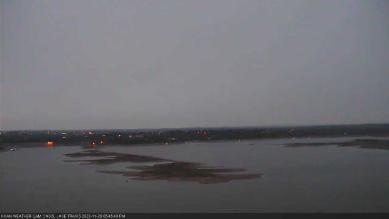 Lake Travis webcam, November 20, 2022 5:45 PM CT